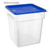 Hygiplas Polycarbonate Square Storage Container 15Ltr Hygiplas Polycarbonate Square Storage Container 15Ltr