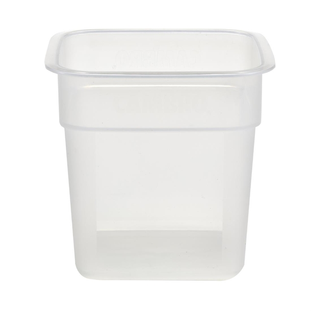 Cambro Fresh Pro Mini Square Polypropylene Container Translucent - 946ml