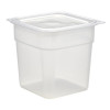 Cambro Fresh Pro Mini Square Polypropylene Container Translucent - 946ml