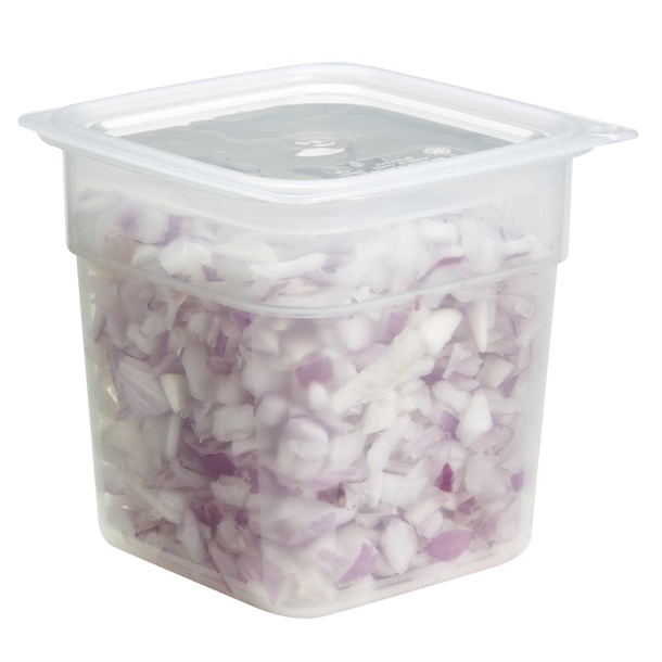 Cambro Fresh Pro Mini Square Polypropylene Container Translucent - 946ml
