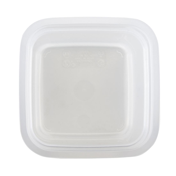 Cambro Fresh Pro Mini Square Polypropylene Container Translucent - 946ml