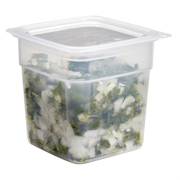 Cambro Fresh Pro Mini Square Polypropylene Container Translucent - 946ml