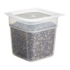 Cambro Fresh Pro Mini Square Polypropylene Container Translucent - 946ml