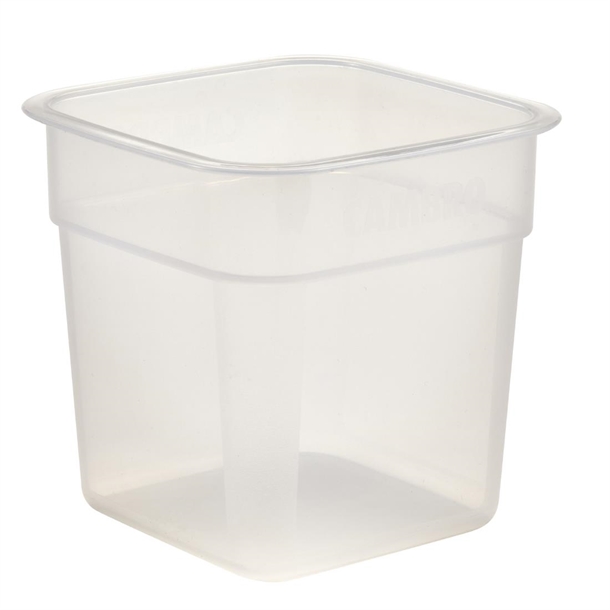 Cambro Fresh Pro Mini Square Polypropylene Container Translucent - 946ml