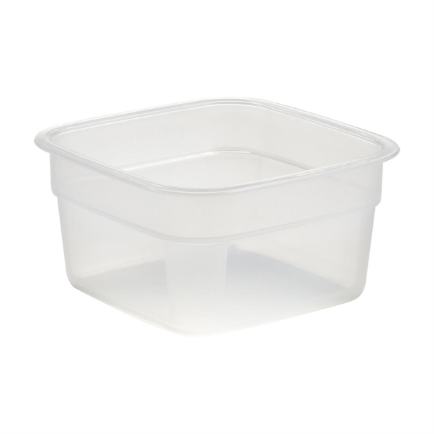 Cambro Fresh Pro Mini Square Polypropylene Container Translucent - 473ml