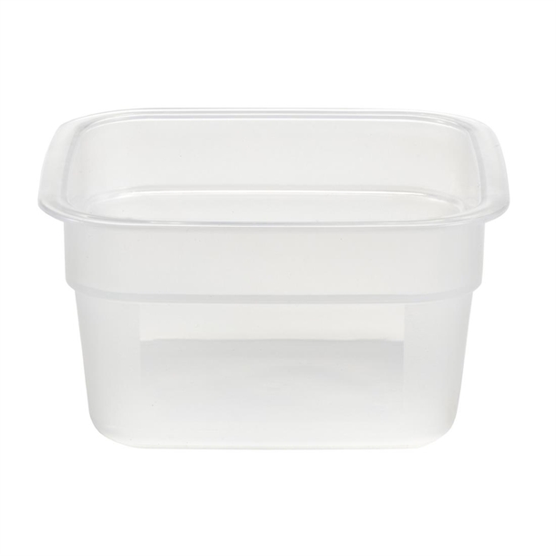 Cambro Fresh Pro Mini Square Polypropylene Container Translucent - 473ml