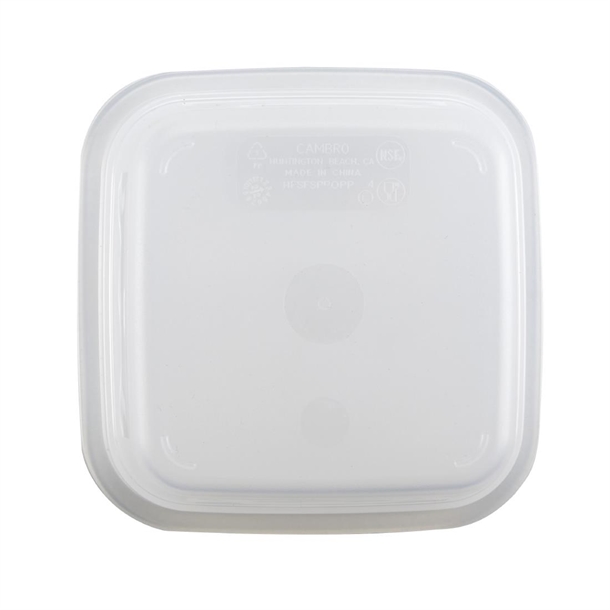 Cambro Fresh Pro Mini Square Polypropylene Container Translucent - 473ml