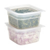Cambro Fresh Pro Mini Square Polypropylene Container Translucent - 473ml