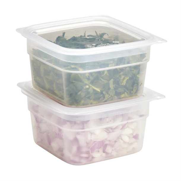 Cambro Fresh Pro Mini Square Polypropylene Container Translucent - 473ml