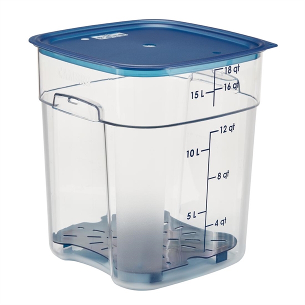 Cambro Fresh Pro Square Container Polycarbonate - Clear - 17.2Ltr Cambro Fresh Pro Square Container Polycarbonate - Clear - 17.2Ltr
