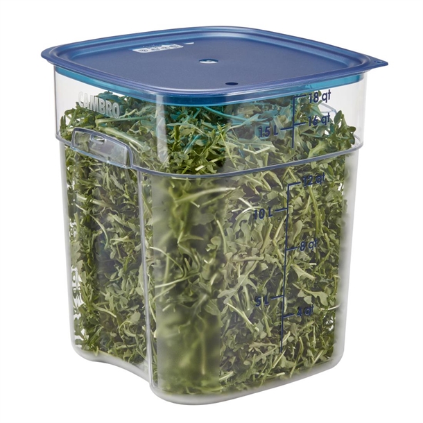 Cambro Fresh Pro Square Container Polycarbonate - Clear - 17.2Ltr Cambro Fresh Pro Square Container Polycarbonate - Clear - 17.2Ltr