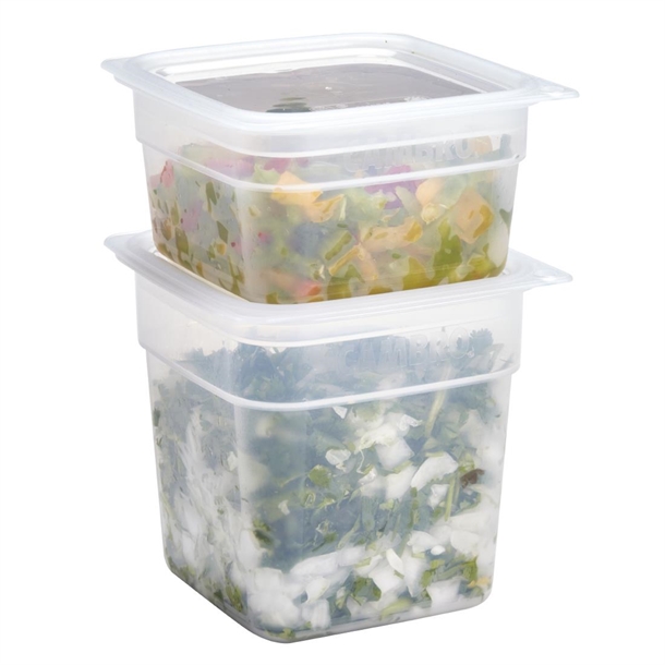 Cambro FreshPro Food Containers with Lid (2 x 0.95ltr and 2 x 0.47Ltr Pack) Cambro FreshPro Food Containers with Lid (2 x 0.95ltr and 2 x 0.47Ltr Pack)