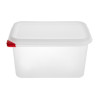 Araven Polypropylene 1/4 Gastronorm Containers With Lids 150mm (4 Pack)