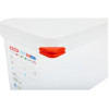Araven Polypropylene 1/4 Gastronorm Containers With Lids 150mm (4 Pack)
