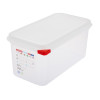 Araven Polypropylene 1/3 Gastronorm Containers With Lids 150mm (4 Pack) Araven Polypropylene 1/3 Gastronorm Containers With Lids 150mm (4 Pack)