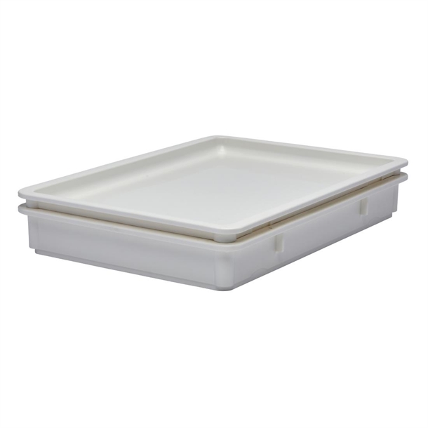 Cambro Pizza Dough Box - White - 460x660x76mm Cambro Pizza Dough Box - White - 460x660x76mm