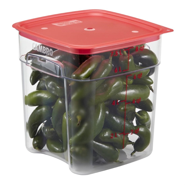 Cambro Fresh Pro Square Container Polycarbonate - Clear - 7.6Ltr
