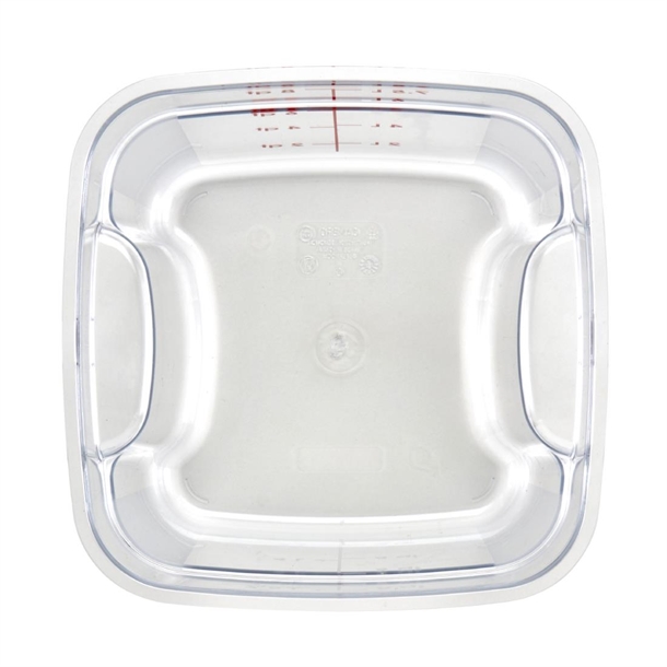 Cambro Fresh Pro Square Container Polycarbonate - Clear - 7.6Ltr