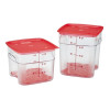 Cambro Lid to fit Fresh Pro Square Containers - Red - 5.7Ltr & 7.6Ltr Cambro Lid to fit Fresh Pro Square Containers - Red - 5.7Ltr & 7.6Ltr