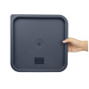 Hygiplas Blue Square Food Storage Container Lid Large Hygiplas Blue Square Food Storage Container Lid Large
