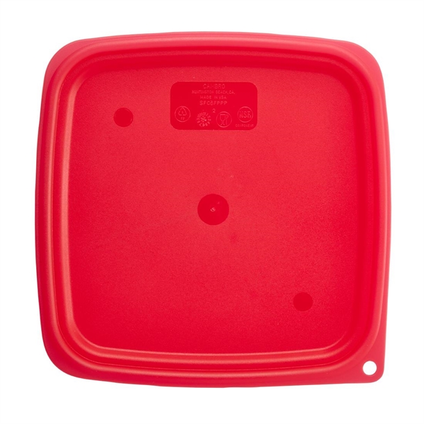 Cambro Lid to fit Fresh Pro Square Containers - Red - 5.7Ltr & 7.6Ltr Cambro Lid to fit Fresh Pro Square Containers - Red - 5.7Ltr & 7.6Ltr