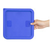Hygiplas Square Blue Lid to Fit 5.5/7Ltr Containers Hygiplas Square Blue Lid to Fit 5.5/7Ltr Containers