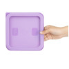 Hygiplas Square Purple Lid to Fit 1.5/3.5Ltr Containers