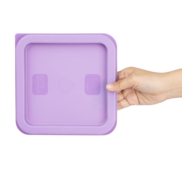 Hygiplas Square Purple Lid to Fit 1.5/3.5Ltr Containers