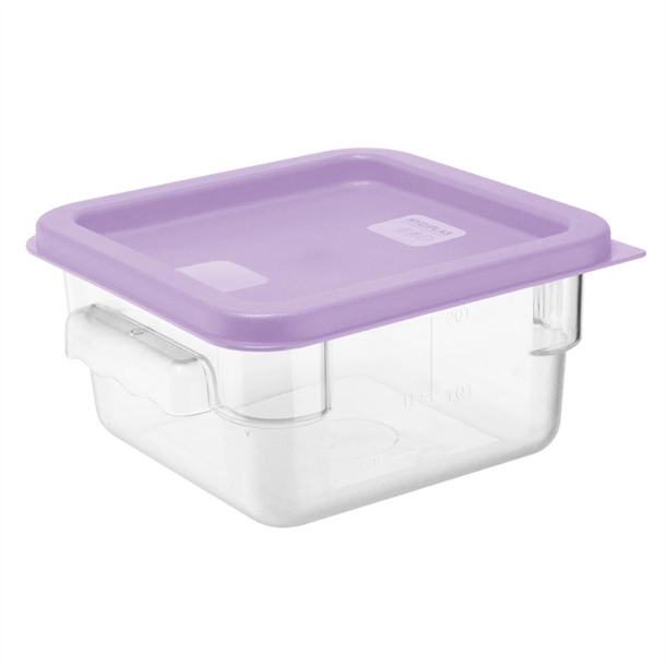 Hygiplas Square Purple Lid to Fit 1.5/3.5Ltr Containers