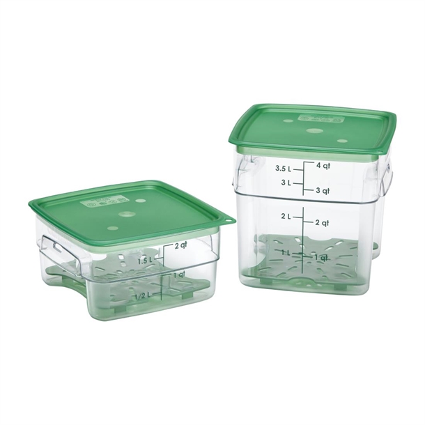 Cambro Drain Shelf for Fresh Pro Square Containers - Green - 1.9Ltr & 3.8Ltr Cambro Drain Shelf for Fresh Pro Square Containers - Green - 1.9Ltr & 3.8Ltr