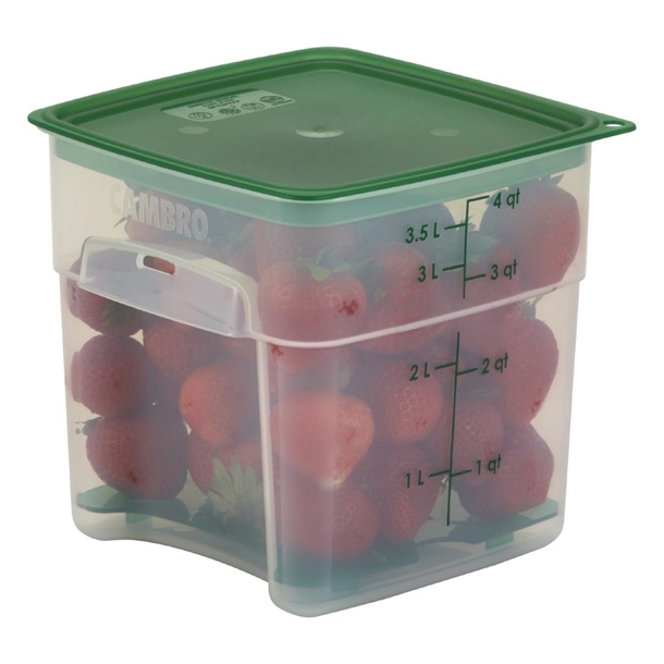 Cambro Drain Shelf for Fresh Pro Square Containers - Green - 1.9Ltr & 3.8Ltr Cambro Drain Shelf for Fresh Pro Square Containers - Green - 1.9Ltr & 3.8Ltr