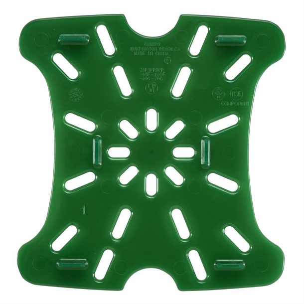 Cambro Drain Shelf for Fresh Pro Square Containers - Green - 1.9Ltr & 3.8Ltr Cambro Drain Shelf for Fresh Pro Square Containers - Green - 1.9Ltr & 3.8Ltr