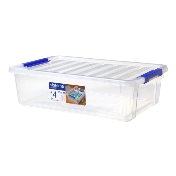 Sistema Storage Bin & Nested Lid - 14Ltr Sistema Storage Bin & Nested Lid - 14Ltr
