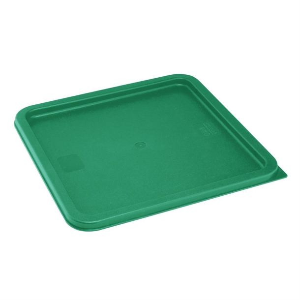 Hygiplas Square Food Storage Container Lid Green Large Hygiplas Square Food Storage Container Lid Green Large