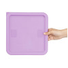 Hygiplas Square Purple Lid to Fit 10/15/20Ltr Containers