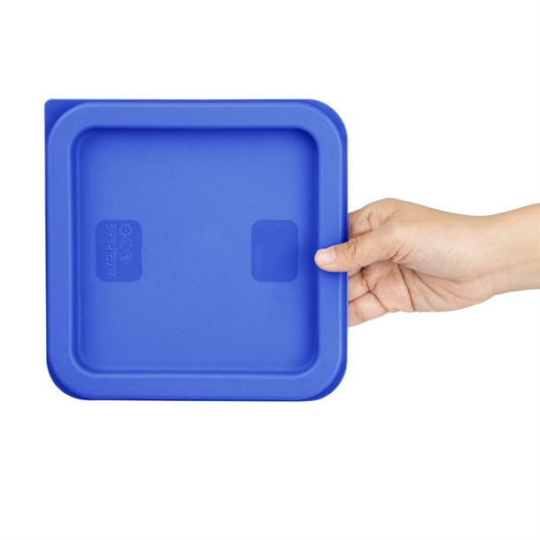 Hygiplas Square Blue Lid to Fit 1.5/3.5Ltr Containers