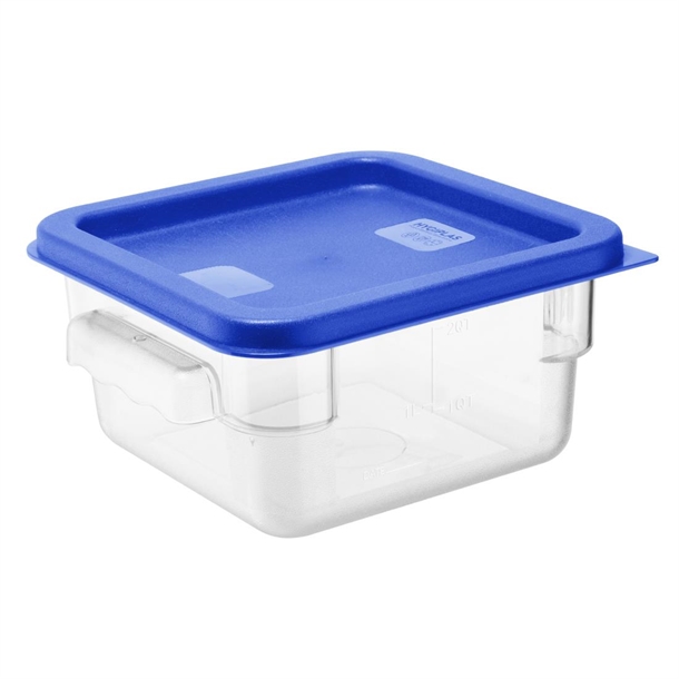 Hygiplas Square Blue Lid to Fit 1.5/3.5Ltr Containers