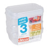 Decor TellFresh Food Storage Container 250ml (3 Pack) Decor TellFresh Food Storage Container 250ml (3 Pack)