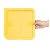 Hygiplas Square Yellow Lid to Fit 10/15/20Ltr Containers