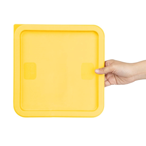 Hygiplas Square Yellow Lid to Fit 10/15/20Ltr Containers