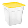 Hygiplas Square Yellow Lid to Fit 10/15/20Ltr Containers