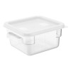 Hygiplas Square Food Storage Container Lid White Small