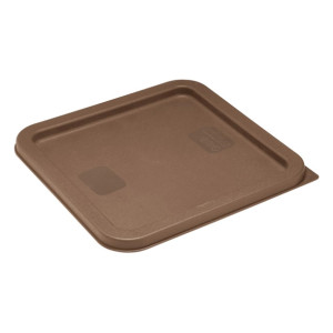 Hygiplas Square Brown Lid to Fit 5.5/7Ltr Containers