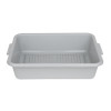 Vogue Plastic Perforated Storage Box Grey Vogue Plastic Perforated Storage Box Grey