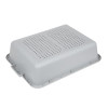 Vogue Plastic Perforated Storage Box Grey Vogue Plastic Perforated Storage Box Grey