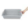 Vogue Plastic Perforated Storage Box Grey Vogue Plastic Perforated Storage Box Grey