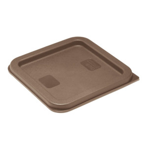 Hygiplas Square Brown Lid to Fit 1.5/3.5Ltr Containers