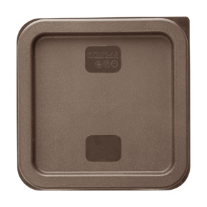 Hygiplas Square Brown Lid to Fit 1.5/3.5Ltr Containers