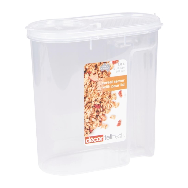 Decor TellFresh Cereal Container 3Ltr Decor TellFresh Cereal Container 3Ltr