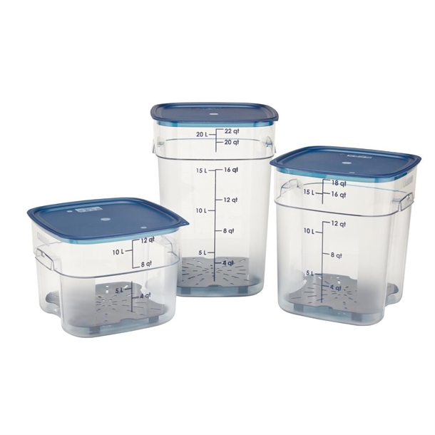 Cambro Drain Shelf for Fresh Pro Square Containers - Blue - 11.4, 17.2 & 20.8Ltr Cambro Drain Shelf for Fresh Pro Square Containers - Blue - 11.4, 17.2 & 20.8Ltr